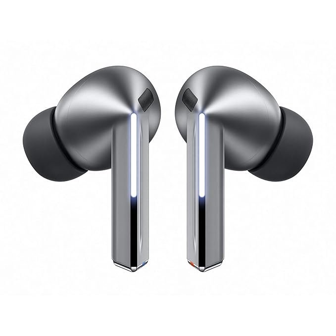 Samsung Galaxy Buds3 Pro Wireless Earbuds, Powered by Galaxy AI, IP57, Active Noise Cancellation, Adaptive Noise Control, 37hrs Battery, 360 Surround Sound, Pinch Controls, Galaxy Ecosystem, Silver - Image 3