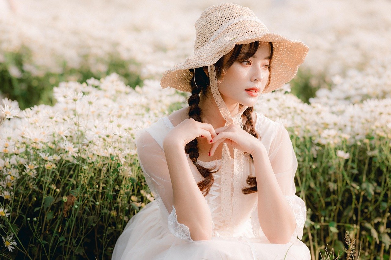 woman, nature, portrait, outdoors, asian, asian woman, young woman, female, model, modeling, pose, posing, fashion, vietnam, vietnamese woman, vietnamese, grass, woman, woman, woman, woman, woman, asian, asian woman